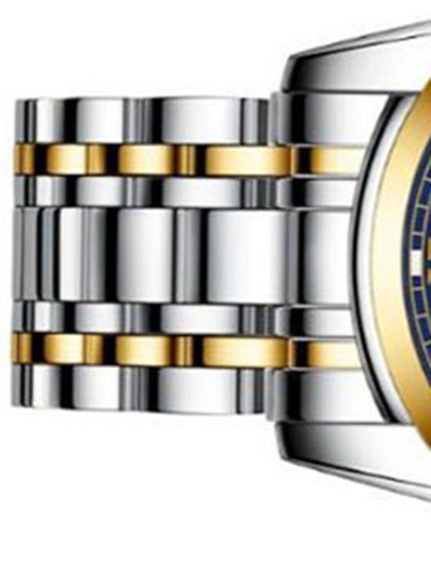 FNGEEN Blue & Gold Dual-Tone Watch