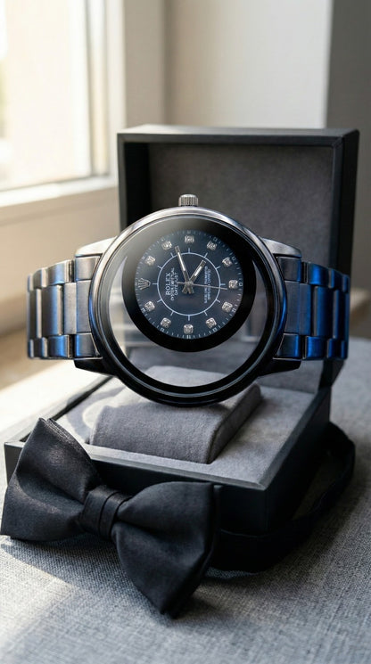 Elegant Stainless Steel Wrist Watch