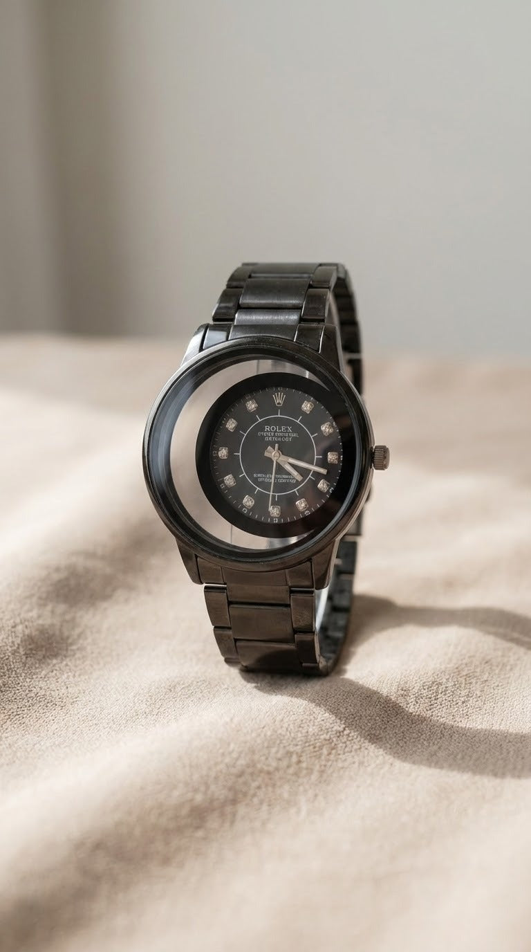 Elegant Stainless Steel Wrist Watch